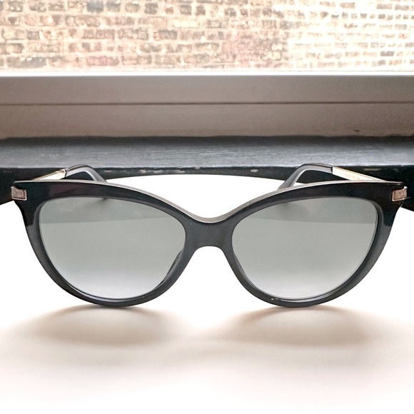 🌺JIMMY CHOO🌺 Axelle/G/S Cat Eye Butterfly Sunglasses - Picture 4 of 16